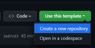 Git Template Create